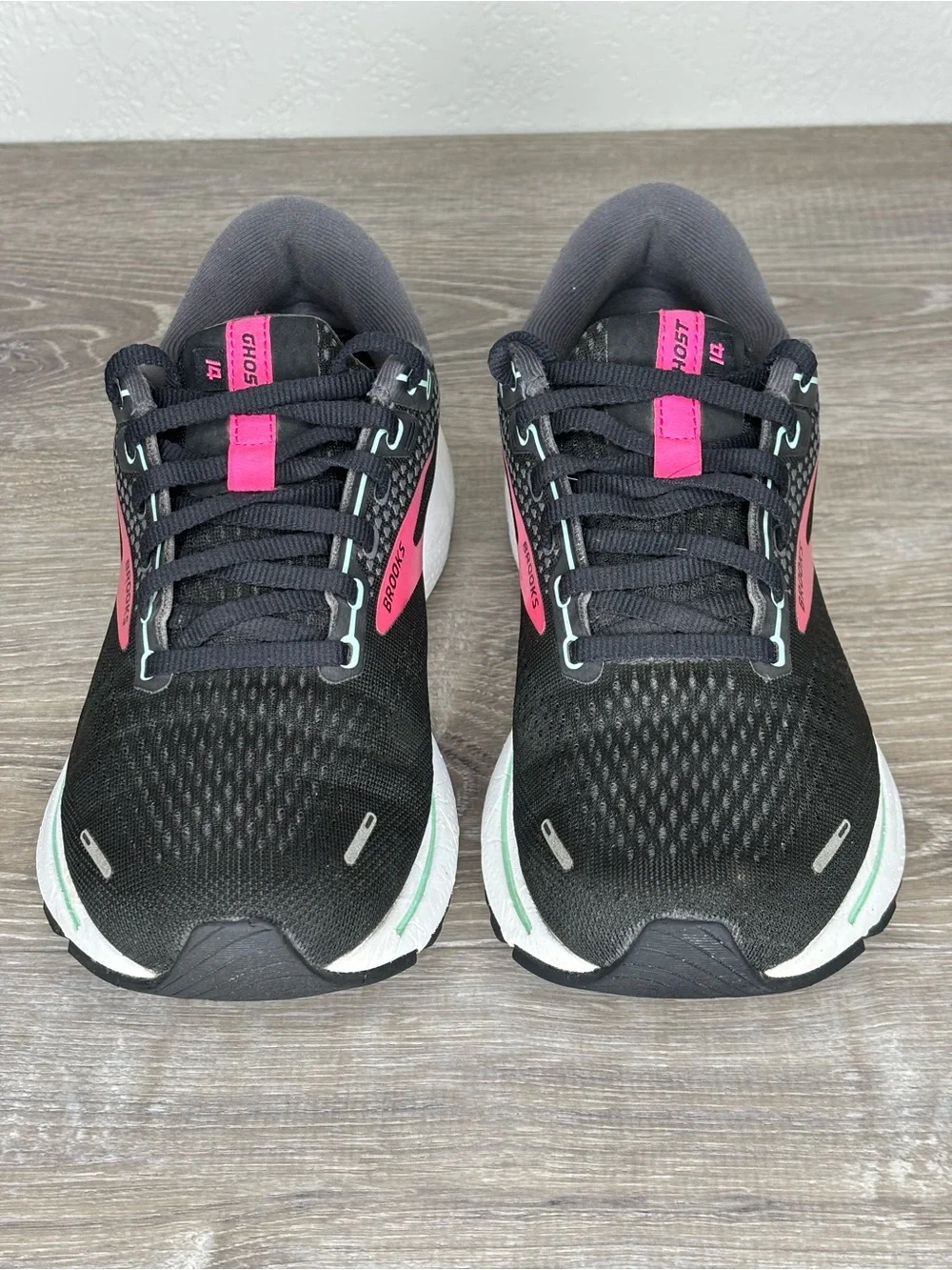 Brooks Ghost 14 Women's Size 8.5 B (Medium) Running Shoes Black Excellent